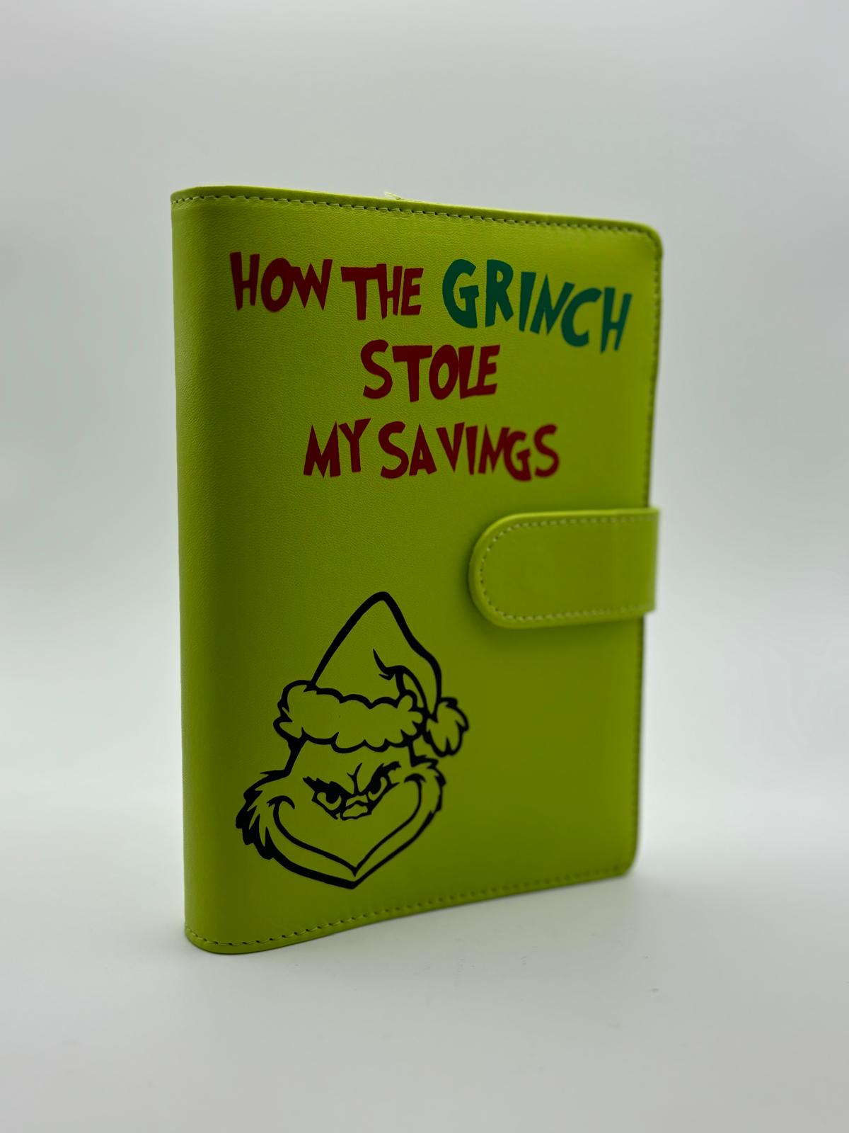 How the Grinch Stole Christmas Savings Budget Binder / Savings A6 Binder 5x7 / Budget Planner / Grinch Budget Book / Grinchmas