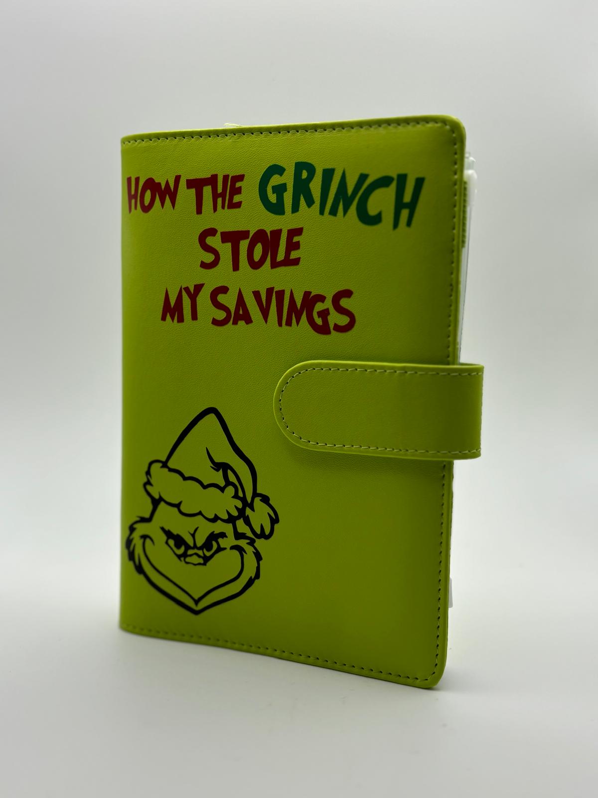 How the Grinch Stole Christmas Savings Budget Binder / Savings A6 Binder 5x7 / Budget Planner / Grinch Budget Book / Grinchmas